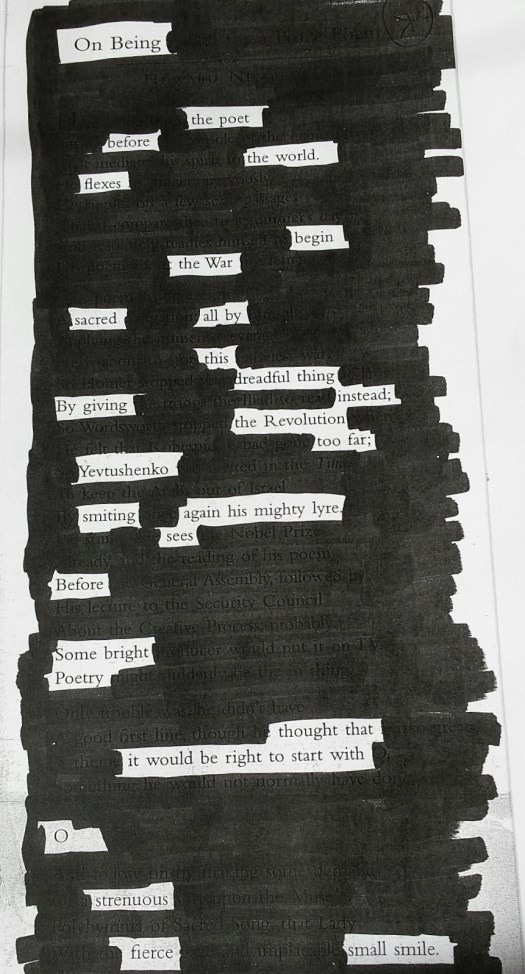 blackout poem