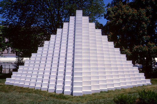Four Sided Pyramid Sol Lewitt